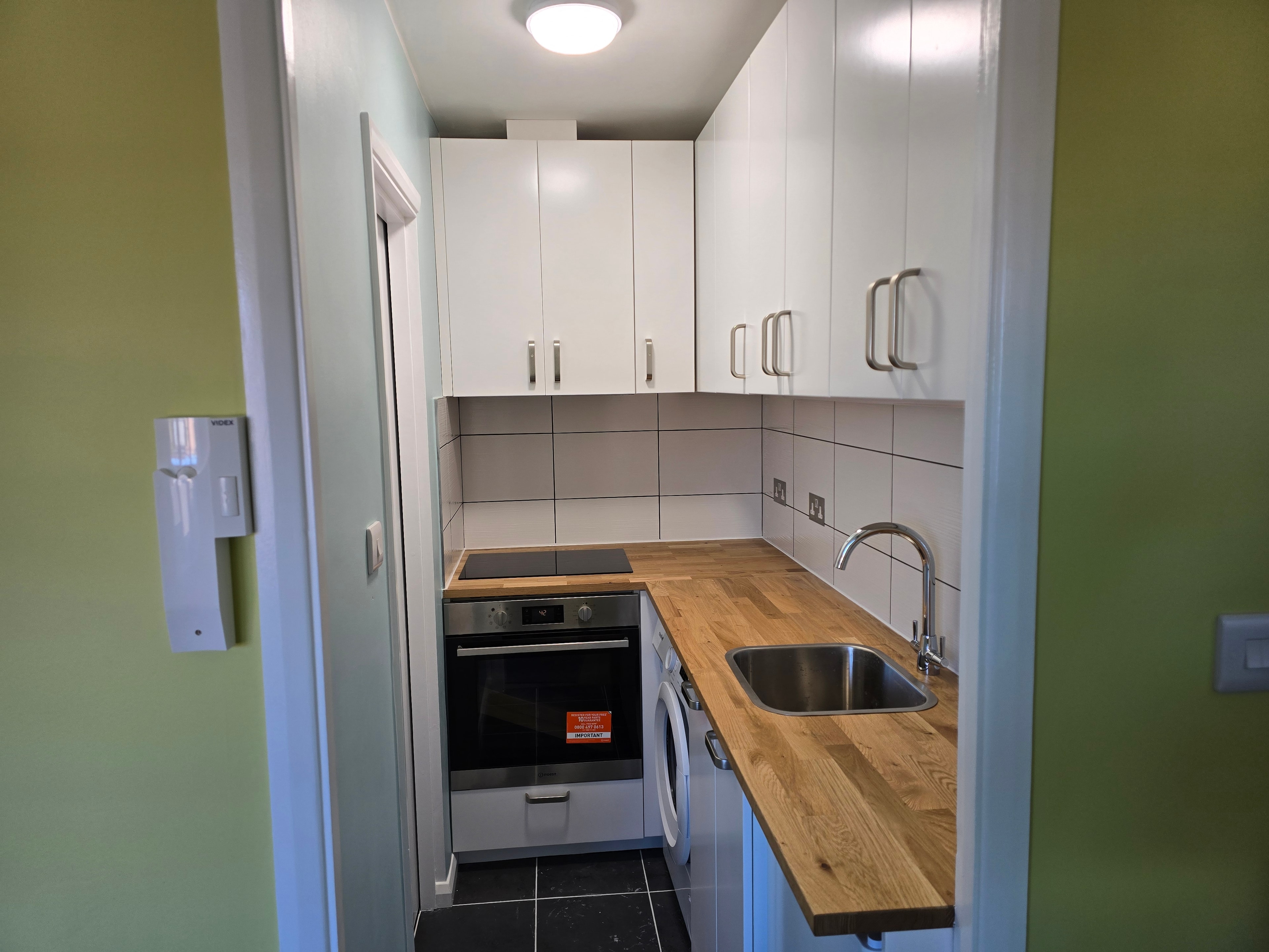 Kitchen ceiling light installation